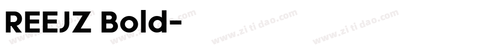 REEJZ Bold字体转换